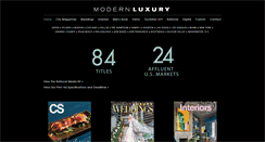 Desktop Screenshot of media.modernluxury.com